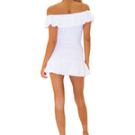 'Primrose' Mini Dress White - Seaspice Resort Wear