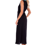 'Roberta' Tie-Front Cover-Up Black - Seaspice Resort Wear