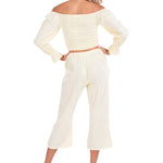 Roxy' Flare Capris Baby Yellow - Seaspice Resort Wear