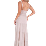 'Samantha' Maxi Dress Baby Beige - Seaspice Resort Wear