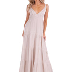 'Samantha' Maxi Dress Baby Beige - Seaspice Resort Wear