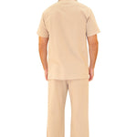 'Santorini' Pants Beige - Seaspice Resort Wear
