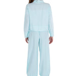 Chloe' Side Crochet Joggers Baby Pink - Seaspice Resort Wear