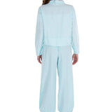 Chloe' Side Crochet Joggers Baby Pink - Seaspice Resort Wear