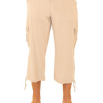 'Sicily' Capri Pants Beige - Seaspice Resort Wear