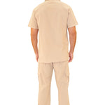 'Sicily' Capri Pants Beige - Seaspice Resort Wear