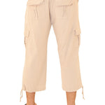 'Sicily' Capri Pants Beige - Seaspice Resort Wear