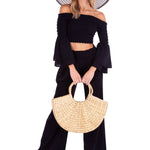 'Soleil' Wide Leg Pants Black - Seaspice Resort Wear