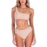 'Star Of The Show' Shimmer Bikini Gold - Seaspice Resort Wear