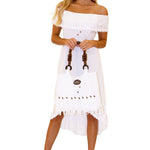 'Stella' Cotton Bag White - Seaspice Resort Wear