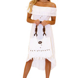 'Stella' Cotton Bag White - Seaspice Resort Wear