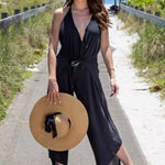 'Theia' Multiway Wrap Pants Black - Seaspice Resort Wear
