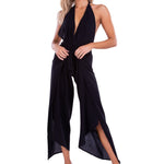 'Theia' Multiway Wrap Pants Black - Seaspice Resort Wear