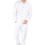 'Tulum' Long Sleeve Button Up Shirt White - Seaspice Resort Wear