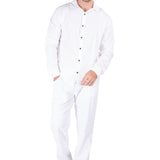 'Tulum' Long Sleeve Button Up Shirt White - Seaspice Resort Wear