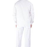 'Tulum' Long Sleeve Button Up Shirt White - Seaspice Resort Wear